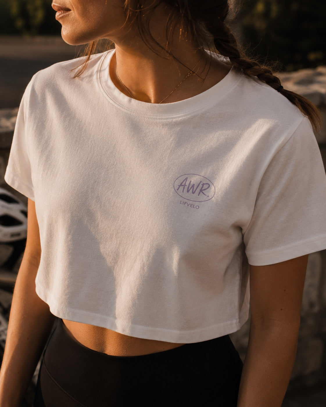 AFTER WORK RIDES LADIES CROPPED T-SHIRT
