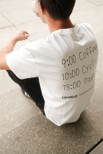 WEEKEND SCHEDULE OVERSIZED T-SHIRT