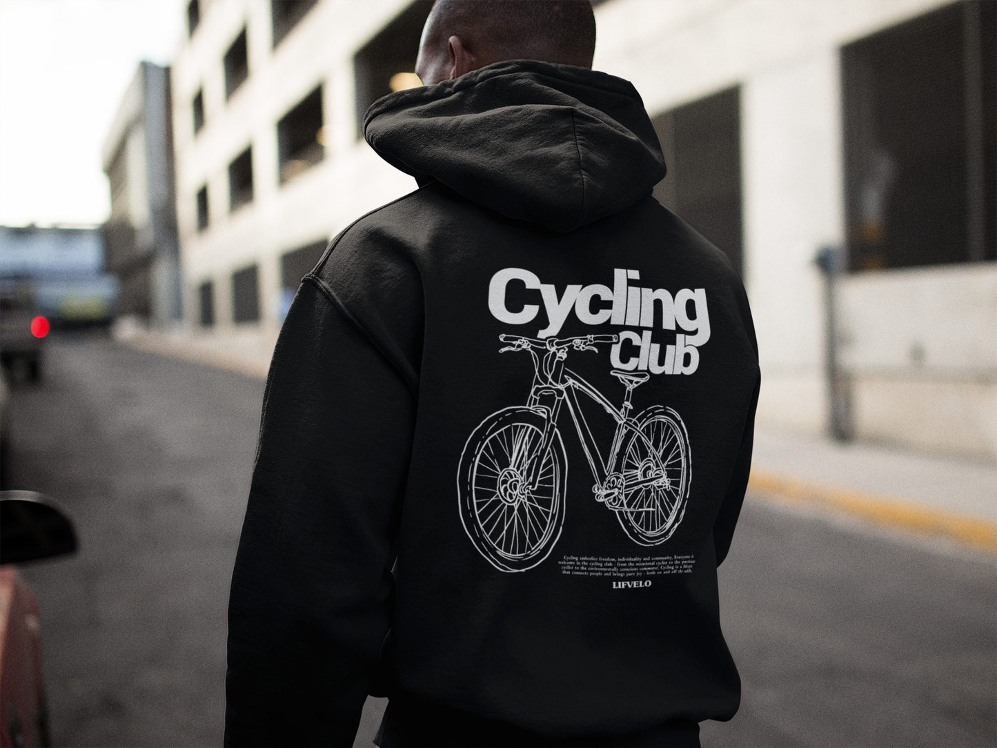 CYCLING CLUB OVERSIZED HOODIE